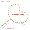 ネックレスイヤリングセットZhukou Pink Heart for Women Stones Bracelets Gold Nobleディナーパーティー卸売VL315