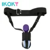 Bondage Free Size Midjebältesex Underkläderbyxor för dildo vibratorer Holder Harness Toys Female Masturbator 231219