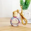 Bouteille de parfum de voiture pendentif parfums ornement désodorisant pour huiles essentielles diffuseur parfum bouteille en verre vide en gros 1220