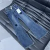 Blue Women Denin Jeans Casual Daily Woman Jean Pants Elegant Flared Jeans