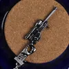 Mini Gun Model Car Small Pack Pack Key Chain Creative Personlig Metal Pendant Key Ring Hand Bag Charm Pendant251C