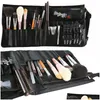 Makeup Tools Professional Bag Midja Kvinnor Kosmetisk borste med Belt Travel Borsts Organisator Vattentät fall 230314 Drop Leverans Healt DHQ2J