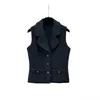 Chan 2024 designer waistcoat women jacket designer clothes women designer fashion chains jacket CCC camellia tweed jacket womens coat cardigan vest christmas gift