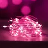 Lâmpada de corda de fio de cobre LED de 1 unidade, com caixa de bateria, à prova d'água não condutora, corda de luzes decorativas de bolo de flores, corda de iluminação de atmosfera decorativa-118,1 polegadas