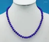 Choker prachtig! 6MM Natuurlijke Brazilië Halfedelstenen Kralen Ketting 18"