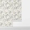 Papel tapiz de PVC con flor de pera blanca, decoración del hogar, pegatinas de pared de habitación Retro, autoadhesivas, muebles impermeables 231220
