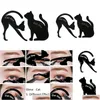 Makeup Tools Sdotter Eye Eyeliner Card Cat Line Eyes Mall Shaper Model Lätt att göra Stencils B Drop Delivery Health Beauty DHBDY