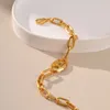 Strand CCGOOD Chain Bangle Bracelet Trendy Golden Waterproof Metal Pig Nose Pulseras Stylish Unique Design Jewelry Female Party Gift