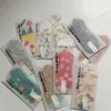 Meias masculinas primavera e verão francesas Bonne Miason Boat Socks Bm Meias Design de pintura a óleo Personalizado Artístico Feminino Meias curtas de cano baixo Xwgr