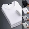 Men's Thermal Underwear Shirt Soft Pcs Clothing Tops Warm T-shirts Solid Thermal Underwear Clothes Black Long Brand Men O/v-neck Color Sleeve 1 231220