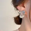 Boucles d'oreilles à clous pour femmes, Bouquet rétro de corée du sud, perles, tendance, tempérament, Design, 2023