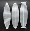 Sublimazione Wind Spinner campana del vento in metallo bianco bianco trasferimento doppio lato Ornamento in alluminio vuoto Decorazione per feste fai da te regalo 3 stili 1220