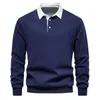 Pulls pour hommes 2023 automne à manches longues col polo pull tendance taille européenne commerce extérieur de haute qualité décontracté polyvalent