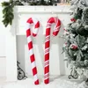 Upgrade 90cm Inflatable Christmas Candy Cane Stick Balloons Outdoor Candy Canes Decor for Xmas Decoration Supplies 2023 Navidad Gifts