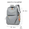 Backpack Oxford Men Laptop 15,6 cala USB ładowanie wielofunkcyjnego kampusu rekreacyjnego torby studenckie studenckie