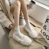 Dress Shoes women''s autumn and winter cashmere warm wear flat-bottomed lazy girl's cotton shoes 4980 231219