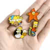 Funny Brooch Beer Male Star Skateboard Hunter Mermaid Deformed Eyes Pink Donut Bare Butt Long Nose Fish Fashion Punk Pin Jewelry