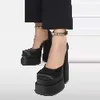 Summer Sexy Women s Party Nightclub Shoes Banket Platform Sandaler Fashion Super Chunky High Heels Wedding Plus Size 35 43 231220