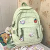 Sacos escolares Estudantes Bolsa de Ombro Cartoon Durável Estádio Bolsa Nylon Leve Alta Capacidade com Zíper Cor Sólida Jogar ao ar livre