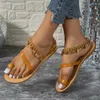 Sandali Scarpe da donna 2023 Set di moda estiva di dita dei piedi Bling Sweet Ladies Tacchi bassi piatti con donne casual