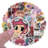 Autocollants de dessin animé pour garçons, étiquette Graffiti Scott Pilgrim, pour bricolage, bagages, ordinateur portable, Skateboard, moto, vélo, 55 pièces