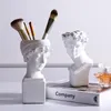 Vasi stile nordico creativo David ritratto vaso testa umana fiore ornamenti decorativi resina fiori per la casa decorazioni artistiche statua famosa