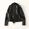 FTLZZ кожаная куртка женская весна-осень пальто из искусственной кожи велосипед мото женская повседневная уличная верхняя одежда 231220