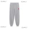 Designer Casual Amis Pantaloni Uomo Pantaloni Pantaloni sportivi High Pull Ami Edition Moda Autunno Inverno Amore Ricamo Pantaloni da guardia Ami Maglione 5758