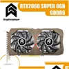 رسومات بطاقات الرسومات GraphicsPlayer 8GB RTX2060 Super Custom Card PC Gaming فيديو GDDR6 VGA