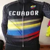 2021 Ecuador Winterfleece thermische wielertrui winterfietskleding ciclismo maillot MTB P8300o