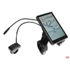 LCD liquid crystal meter elektrische scooter slimme meter waterdicht met kabel 5 gaten 5 draden-M5