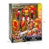 Brinquedos de transformação Robôs Dois Modos Big Super 10 Tyrannus Mecha Transformação Robô Brinquedos com Arma Figuras de Ação Deformação Dinossauro Super Ten Toy 231219