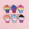 Schattige regenboog emailbroche bijen star vuist mooie bloem pentagram bondgenoot hand regenboog metalen badge revers pin sieraden accessoires