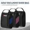 Portable Mini Golf Shoe Bag Nylon Shoe Bags Zipper Golll Holder Breathable Pouch Pack Tee Bag Sport Accessories 231220