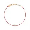 B01-001E Red Nici Redline Bracelets Kobiety Plum Flower Black Rope Banles na prezent świąteczny F1201247J