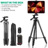 Accessori Tripode telefonico 167 cm Video Professional Recording Fotography Stand con borsa da trasporto remoto per la webcam per tablet da 12,9 "