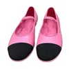 Klänningskor högkvalitativa kvinnors skor 2024 Spring Brand Ballet Shoes Round Head Design Women's Shoes Flat Casual Single Shoes 231219