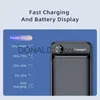 Mobiltelefon Power Banks Essager Power Bank 20000Mah Protoble Extern Battery Charger 20000 MAH PowerBank PD 20W Fast Charging för iPhone Poverbank J231220