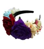 Headband Costume Rose Flower Crown Mexican Simulation Rose Flower Garland Photo Props Wedding Party Hairbands 1220