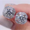 Pass Diamond Tester 9 mm VVS Baguette MOISSANITE STUD KOTECZNIK