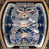 RichardMiler Luxusuhren für Herren, automatische Armbanduhren, RichardMiler Handaufzug, Tourbillon Aerodyne Herrenuhr HBV2