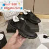 Thick soled Casual shoes women platform Travel leather lace-up sneaker 100% cowhide fashion lady Letters Flat designer Running Trainers men gym sneakers size 35-42H
