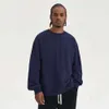 Lu align lu yoga al hoodie bawełniana stała kolor przytulna koszulka z długim rękawem na mężczyzn ciepła okrągła szyja