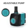 Luftpumpar Tillbehör 220V 240V Ultraquiet 360W Submerible Water Fountain Pump Filter Fish Pond Aquarium Tank EU US 231219