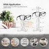 Plaques décoratives 2 PCS Lunettes Eyes Holders Stand Stand Eyewear Display Rack Plastic Sunglasses