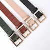 Belts Korean Style Women Retro Belt Luxury Pu Leather Waistband Female Cummerbunds Wide Chain Metal Buckle Decorative Jeans