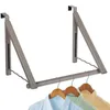 Hangers Heavy-duty Clothes Rack Foldable Hanging Bracket Versatile Wall-mounted For Balcony