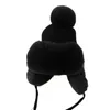 Berety kobiety zima gruba na zewnątrz na zewnątrz ciepły kapelusz ultra-gruntowy super miękki zimny odporna na wiatroodporna dzianinowa czapka narciarska traper