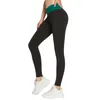 Pantaloni da donna Donna Casual Pantaloni sportivi lunghi Croce Vita alta Sollevamento dell'anca Pantaloni sportivi attillati femminili 2023 Primavera Autunno