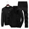 Automn Spring Men Suit Suisse Set 3 pièces Sets Sweatshirt Sweatpants 2023 Casual Homme Streetwear Clothing 231220